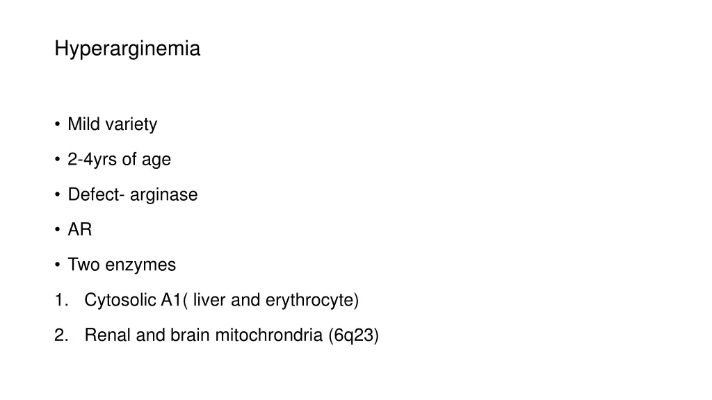 hyperarginemia