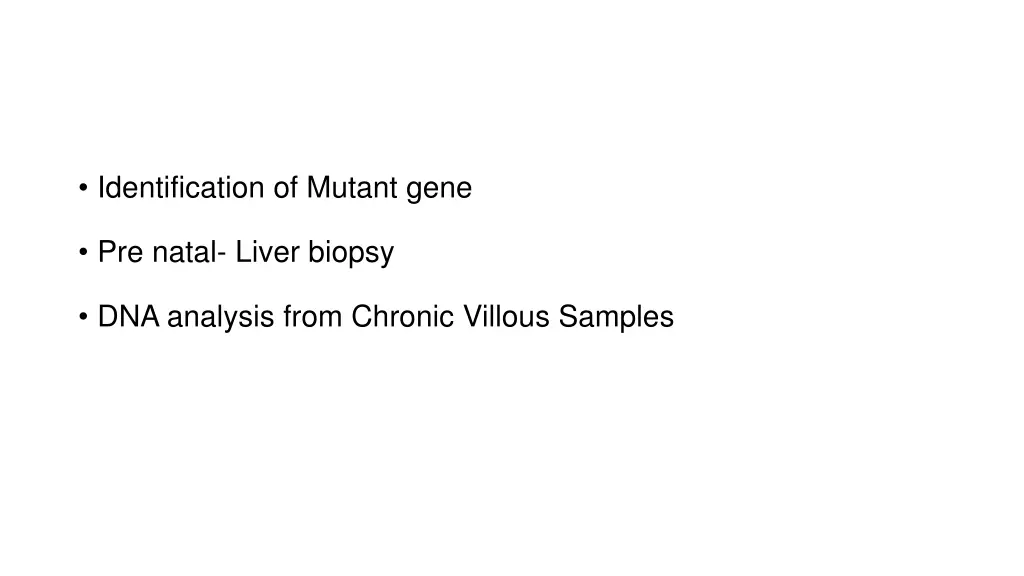 identification of mutant gene
