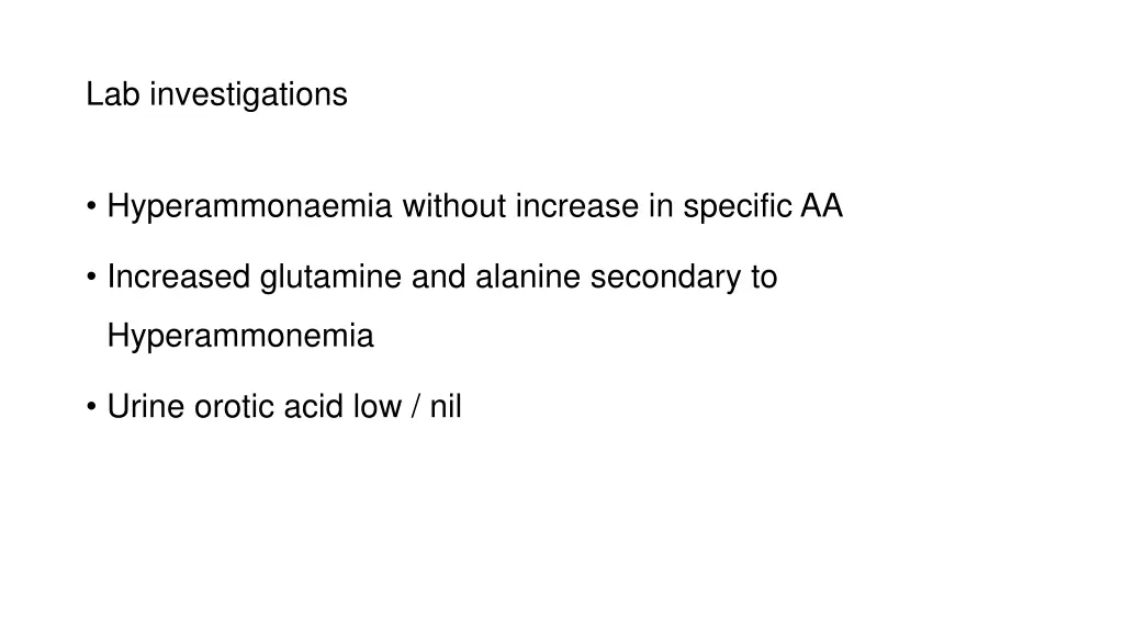 lab investigations