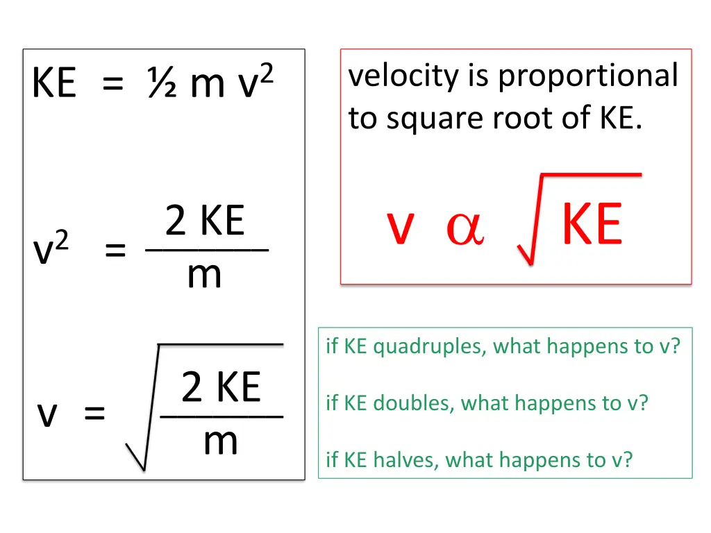 ke m v 2