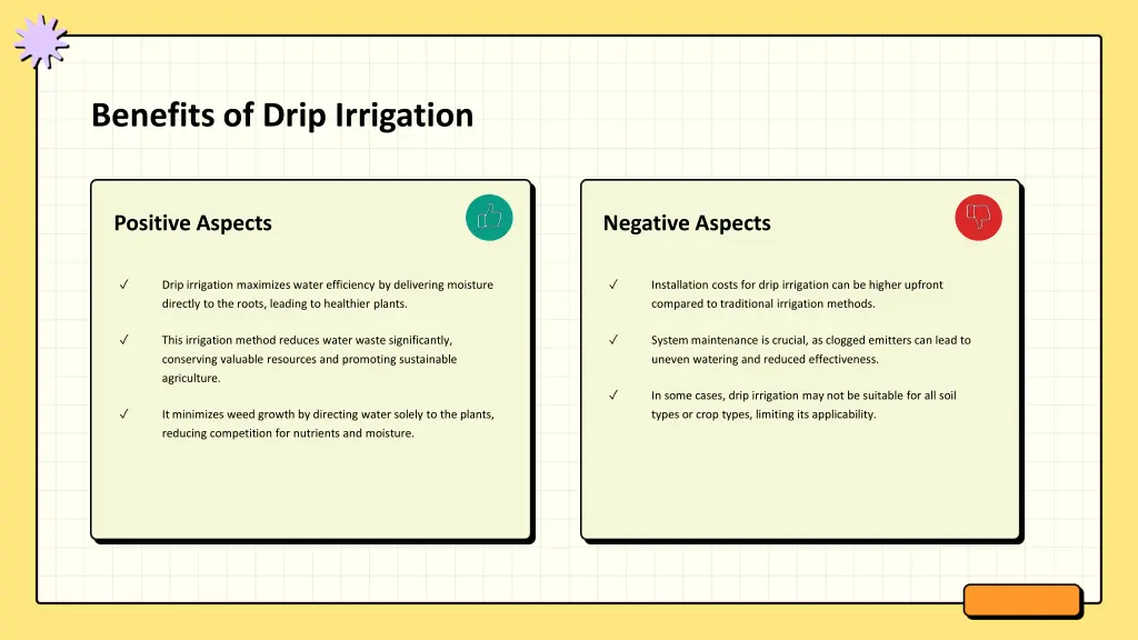 benefits of drip irrigation