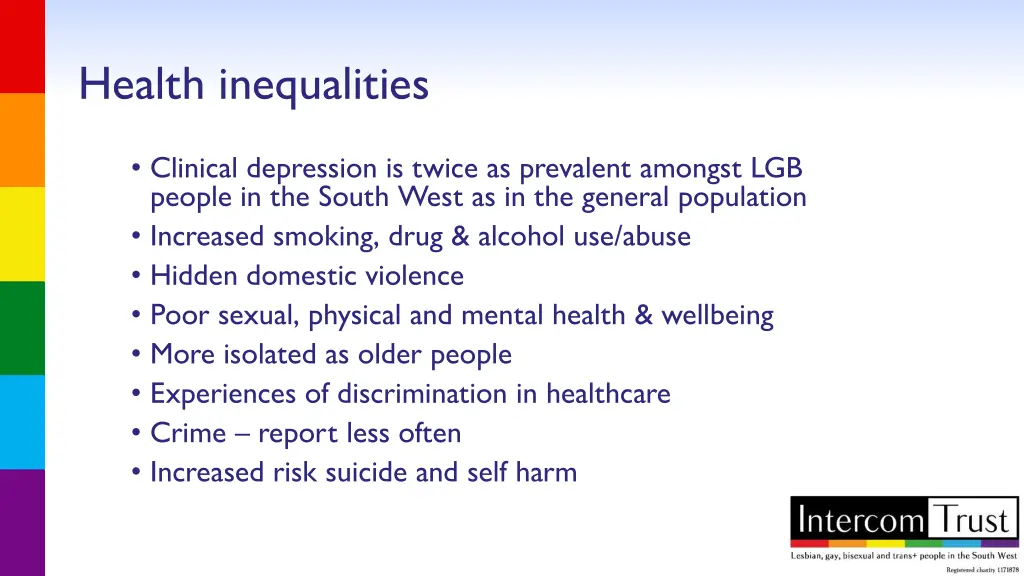 health inequalities
