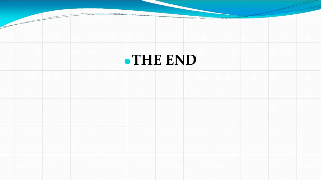 the end