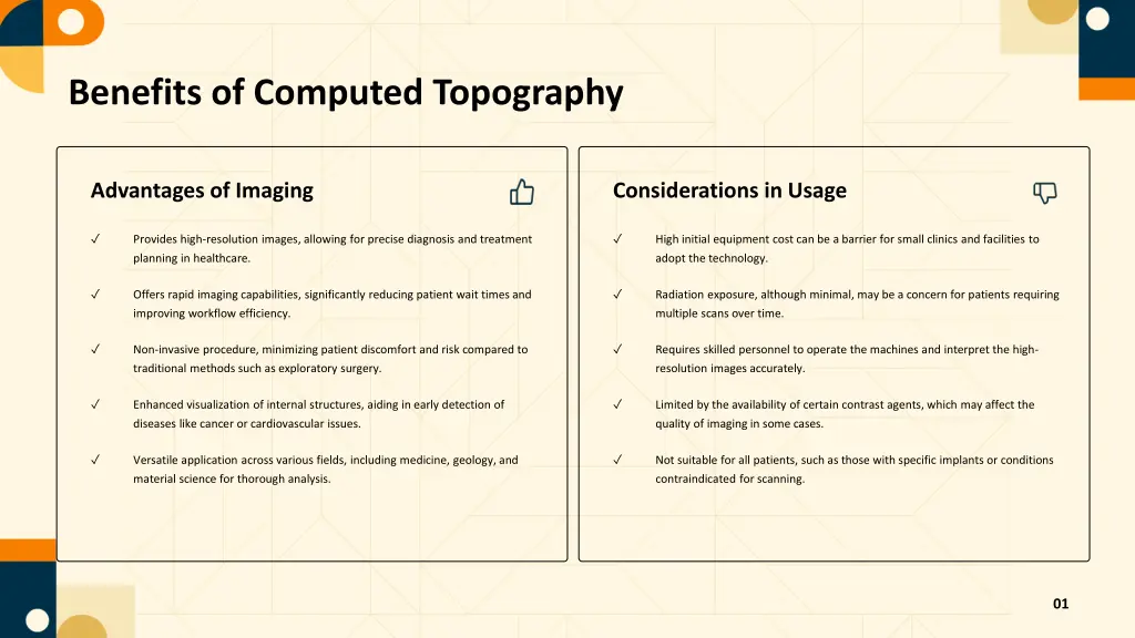 benefits of computed topography