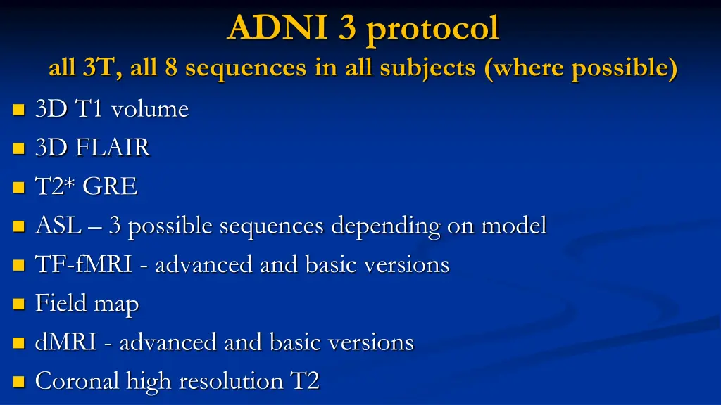 adni 3 protocol