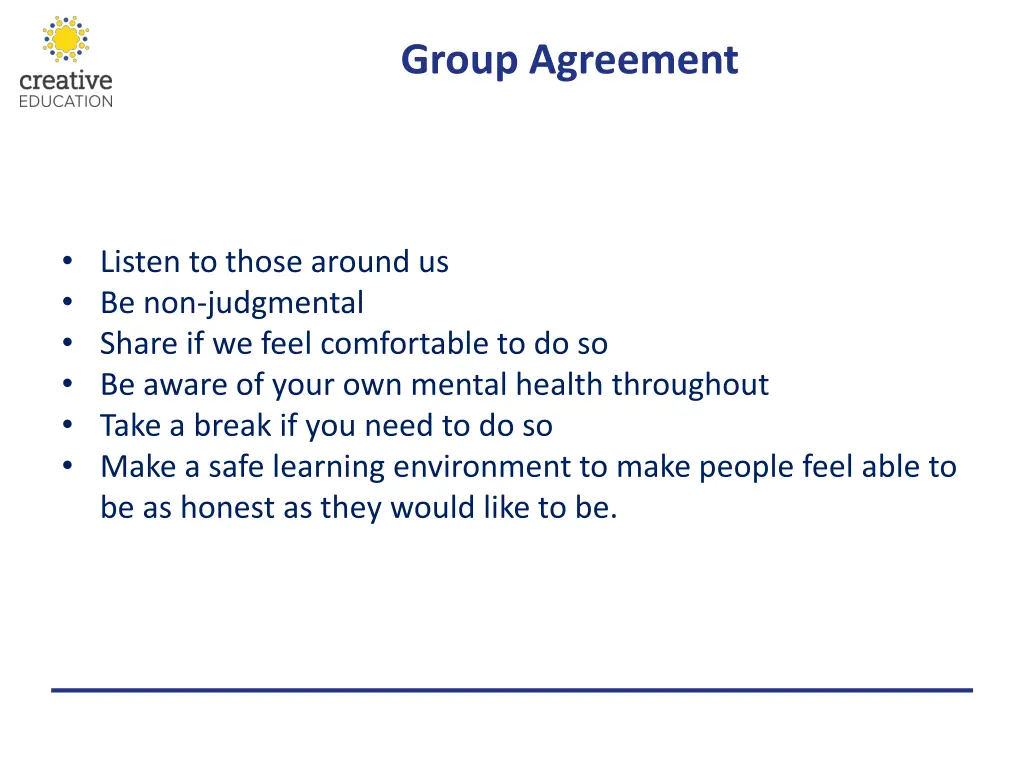 group agreement