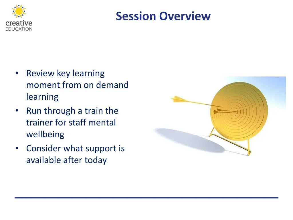 session overview 1