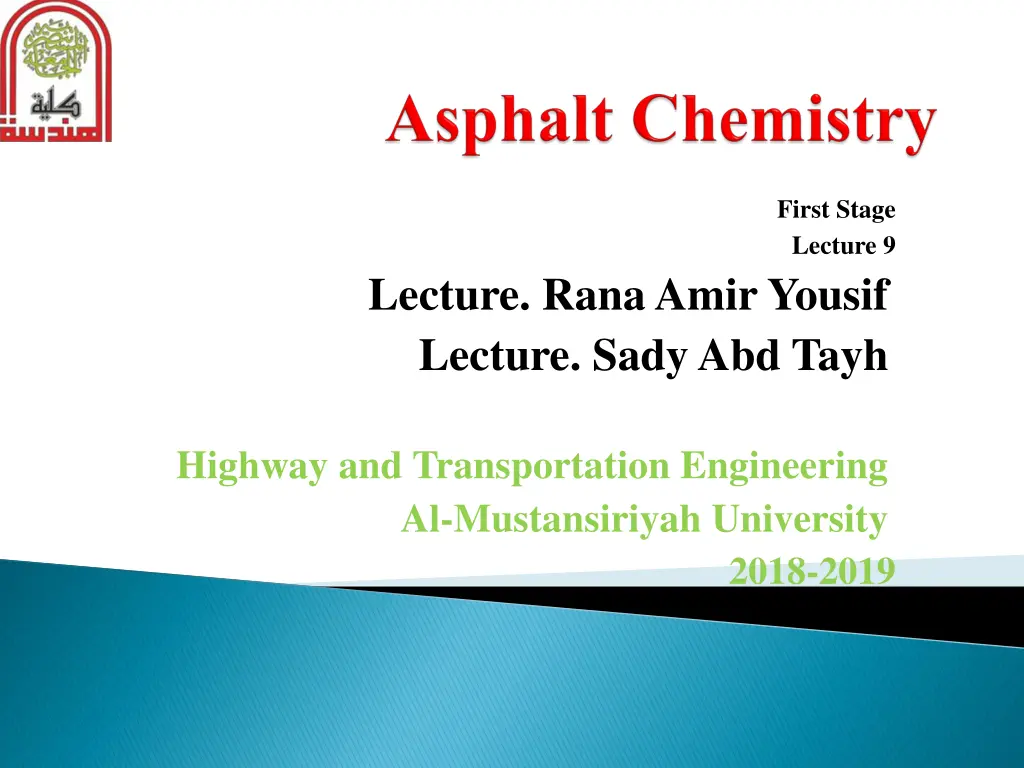 first stage lecture 9
