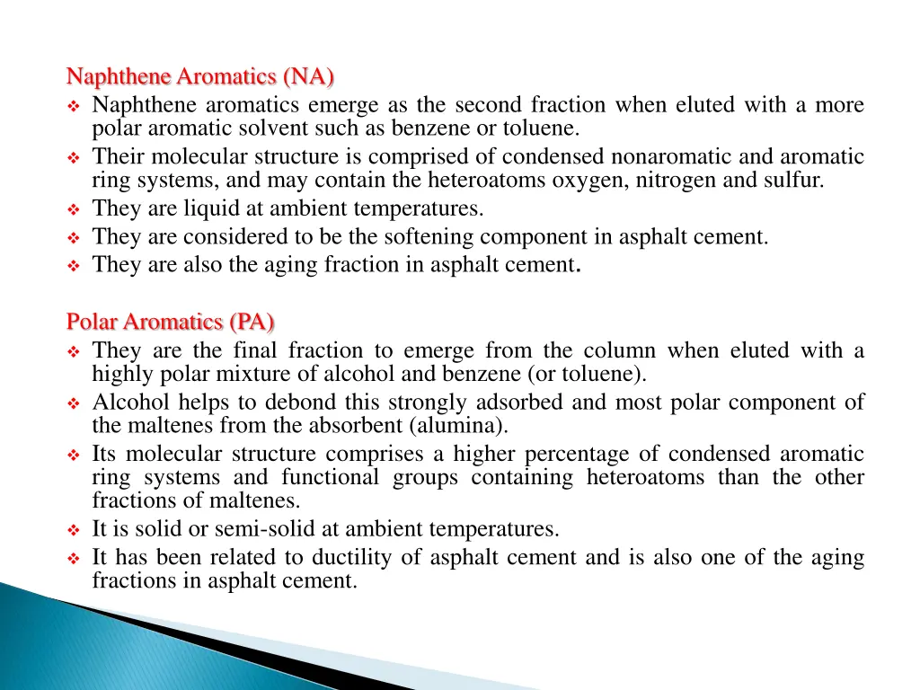 naphthenearomatics na naphthene aromatics emerge