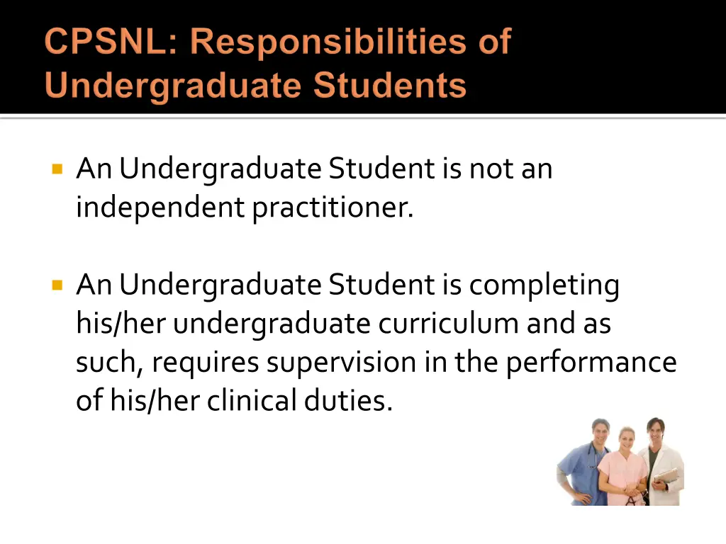 an undergraduate student is not an independent