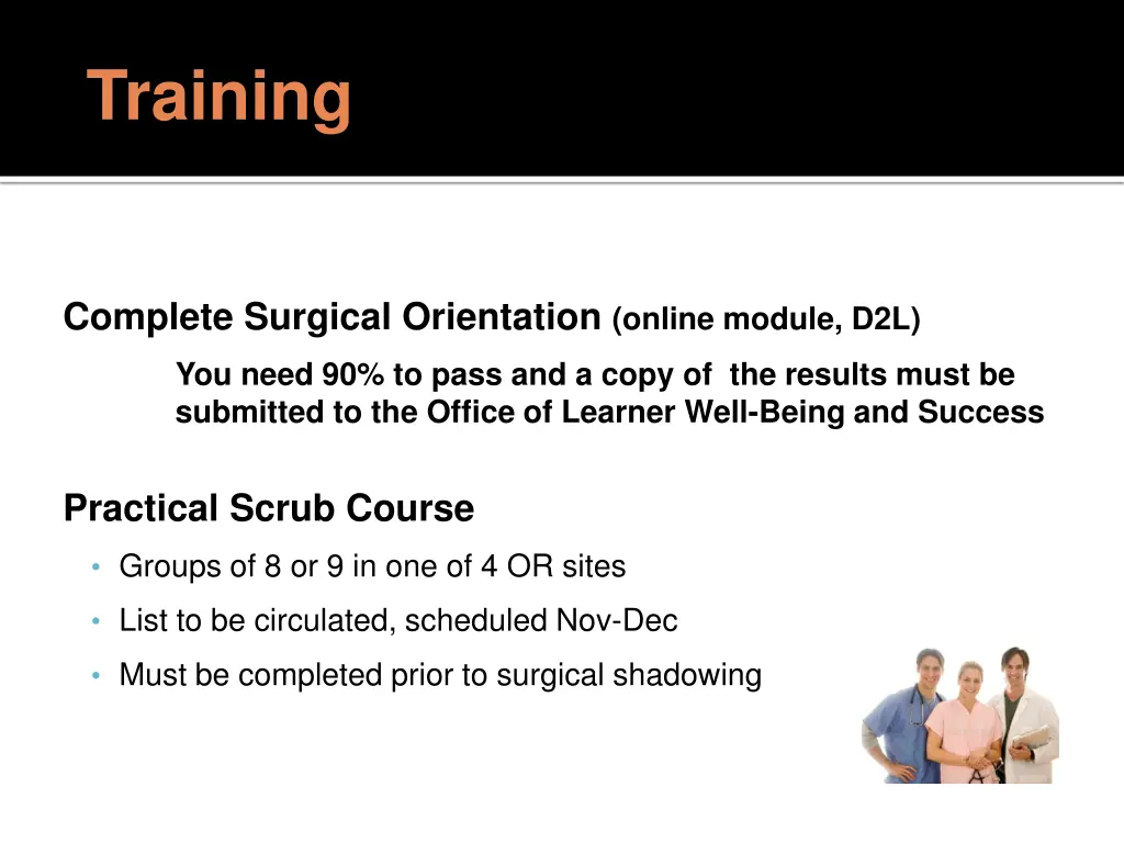 training 1