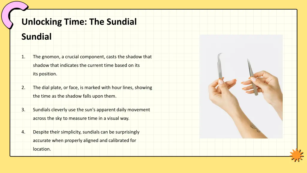 unlocking time the sundial