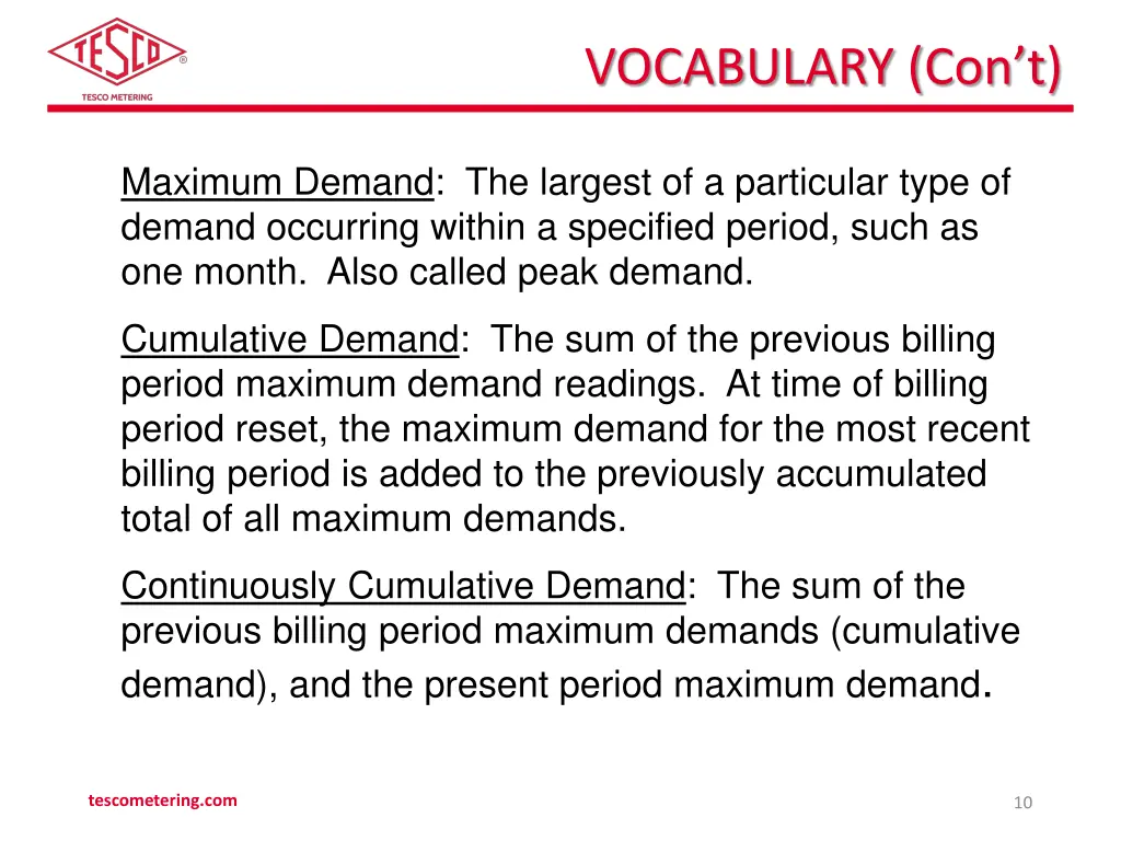 vocabulary con t