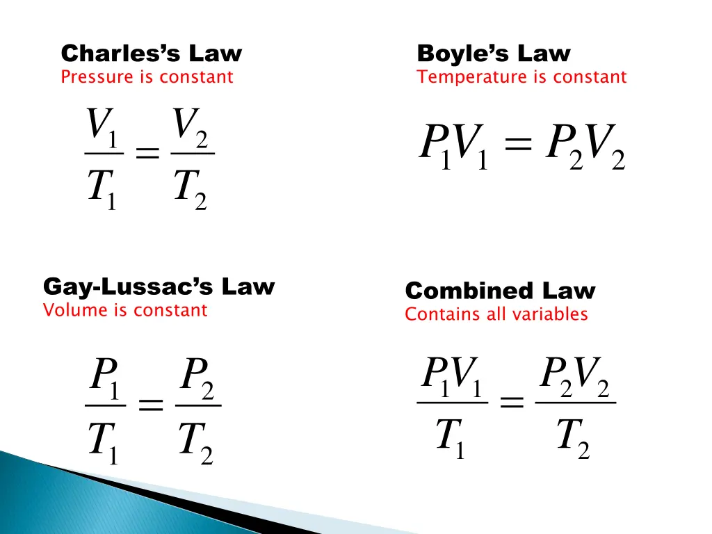 charles s law pressure is constant