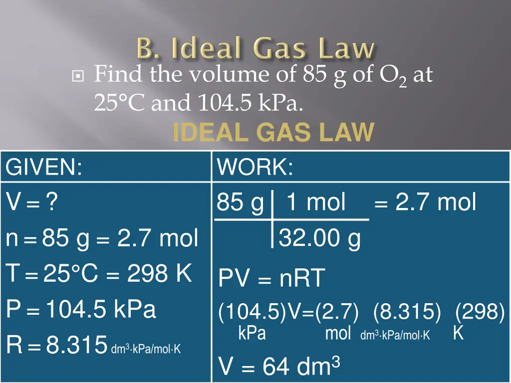 find the volume