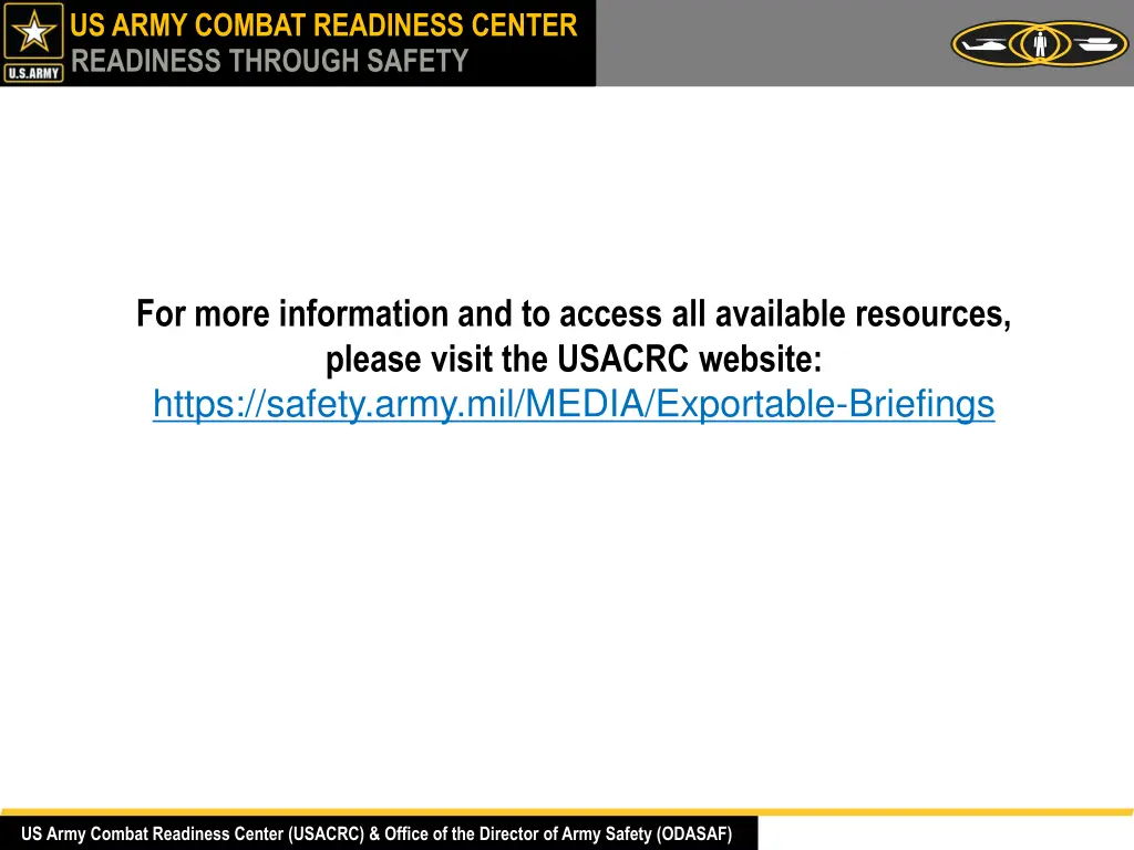 us army combat readiness center readiness through 4