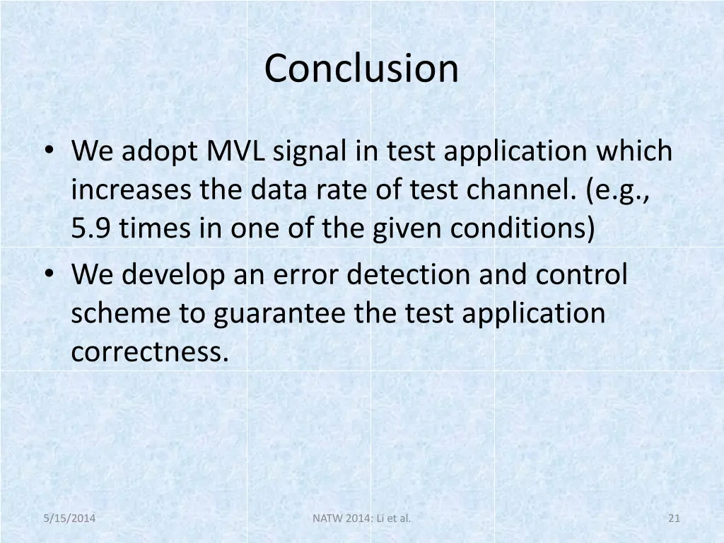 conclusion