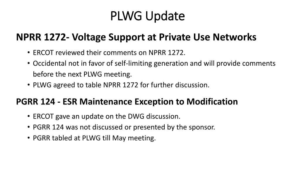 plwg update plwg update 1