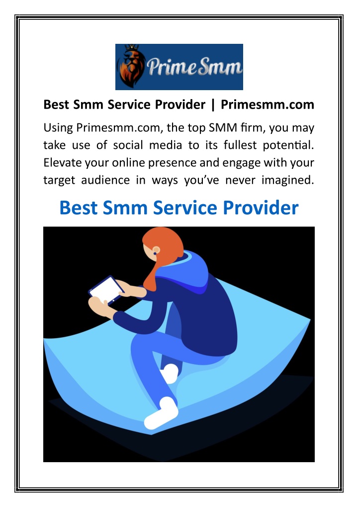 best smm service provider primesmm com