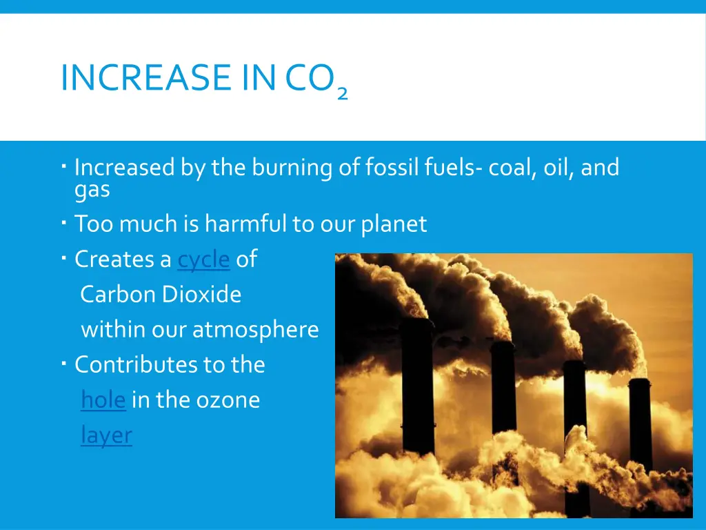 increase in co 2