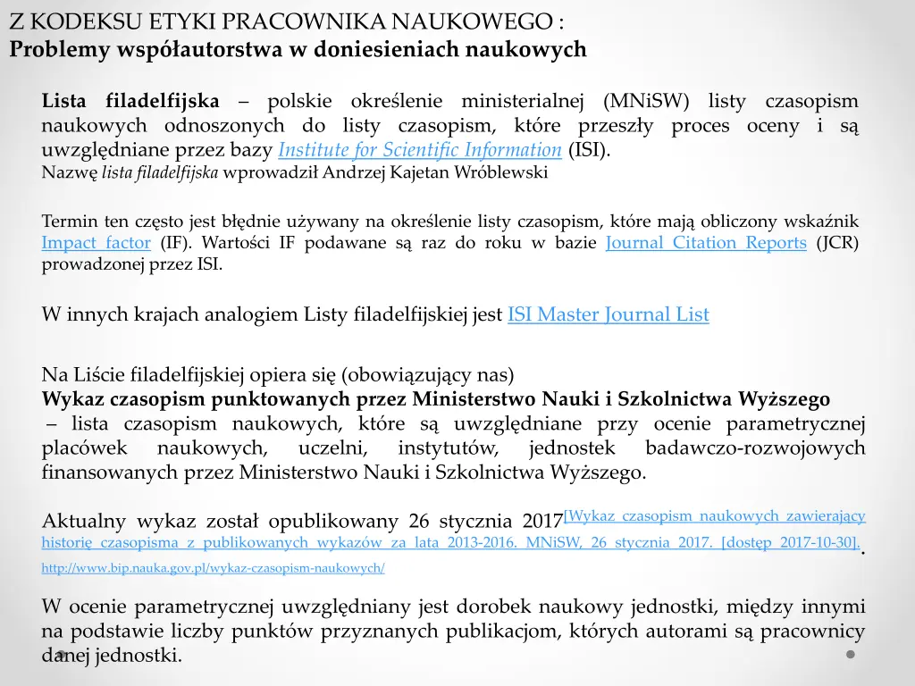 z kodeksu etyki pracownika naukowego problemy 1