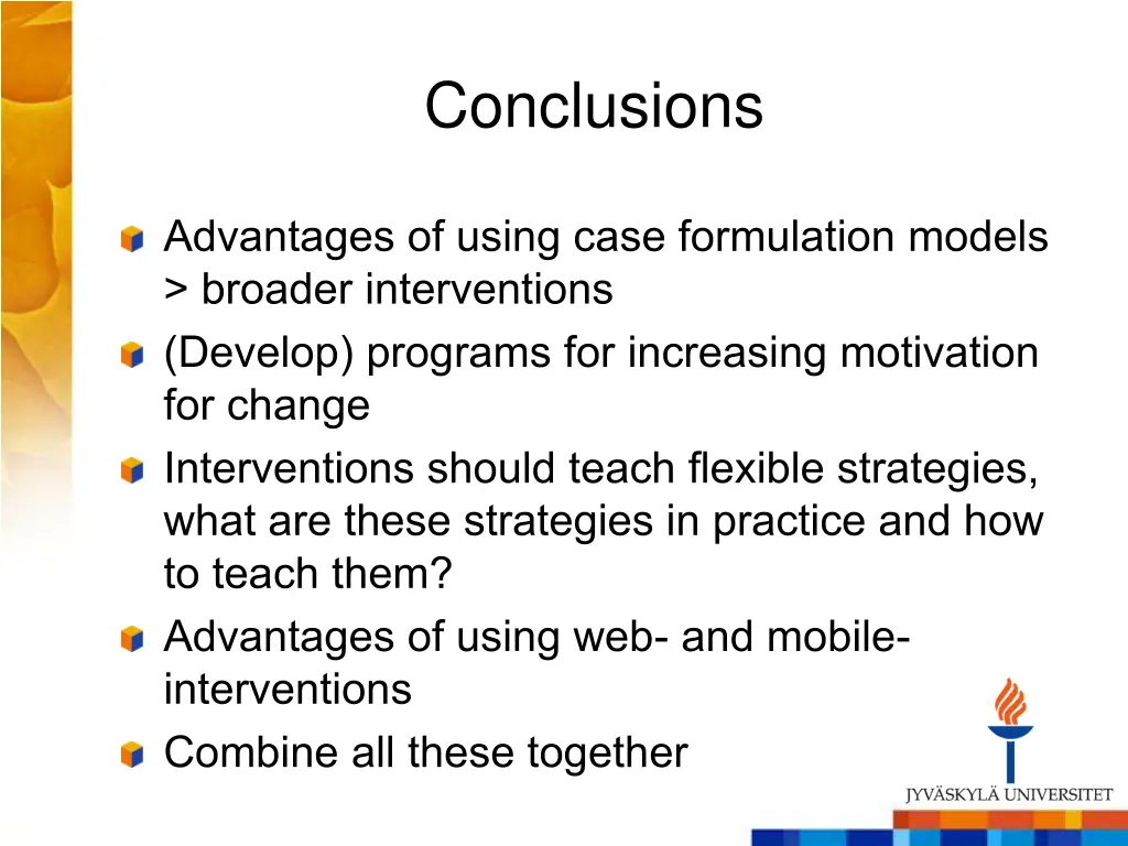 conclusions