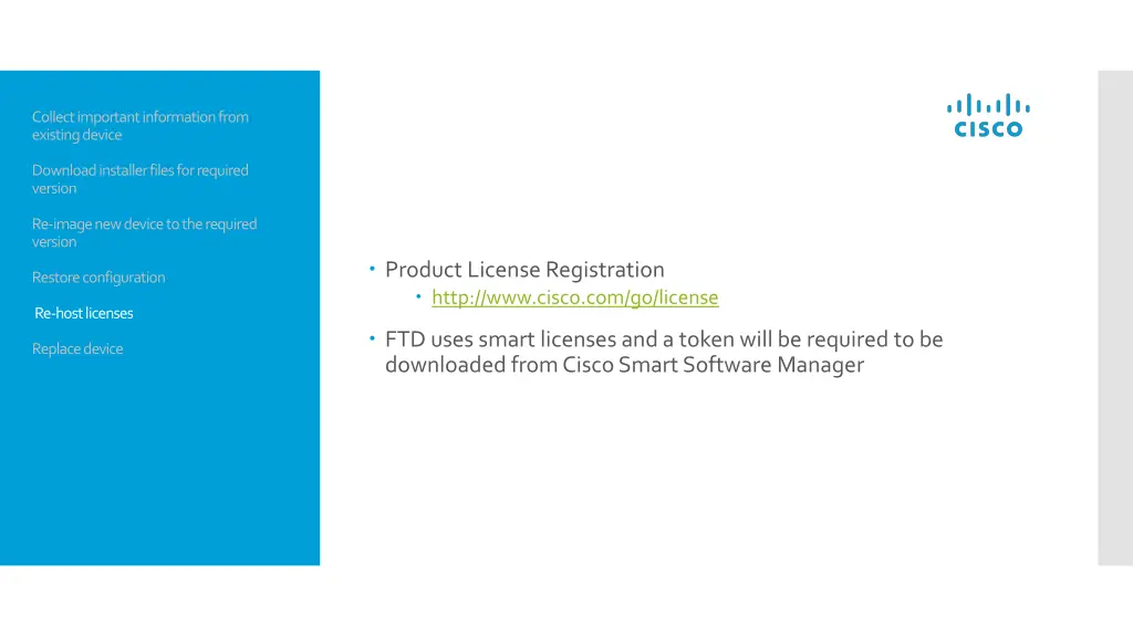 collect important information from existing device 4