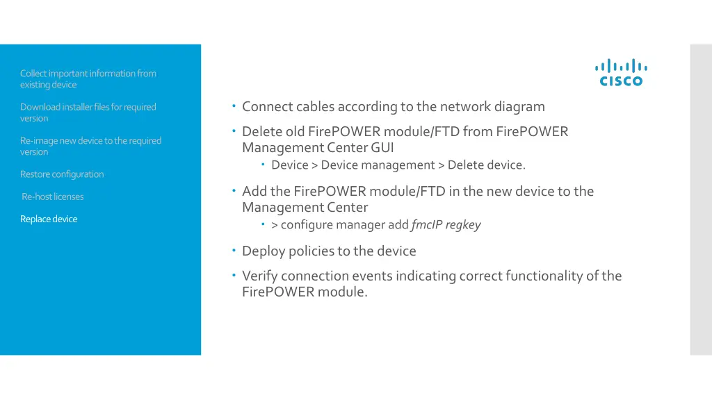 collect important information from existing device 5