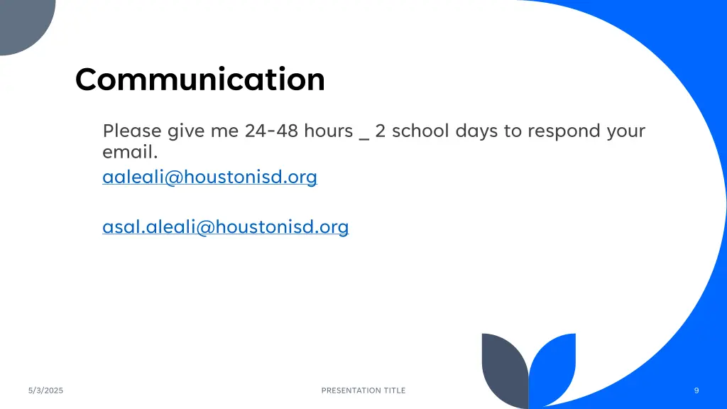 communication
