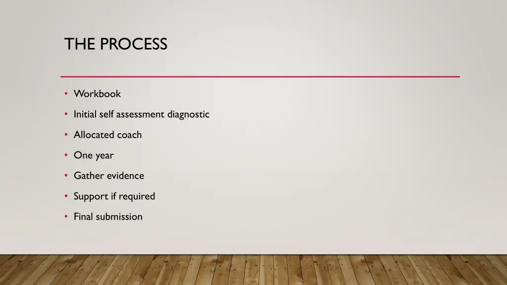 the process