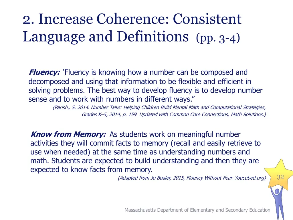 2 increase coherence consistent language 1