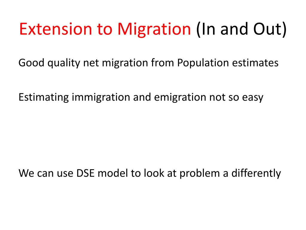 extension to migration in and out