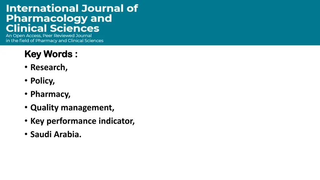 key words key words research policy pharmacy