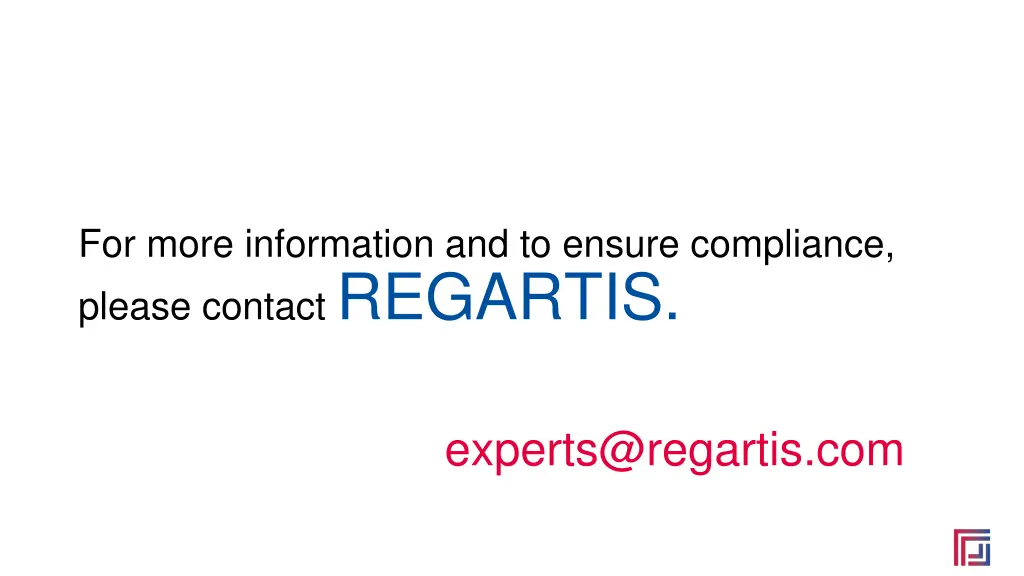 for more information and to ensure compliance