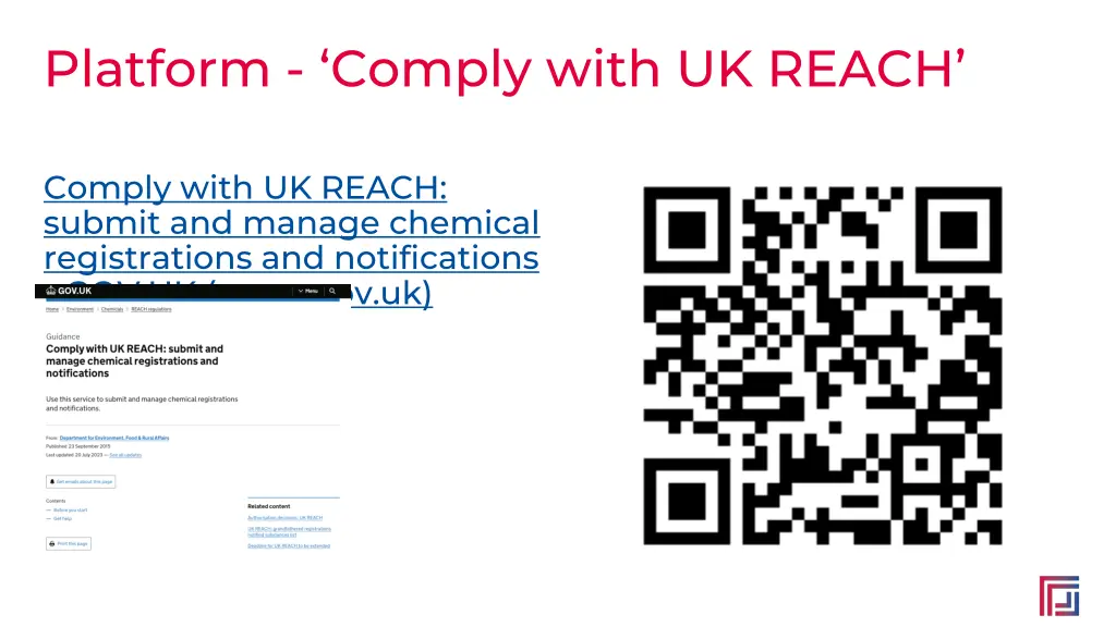 platform comply with uk reach