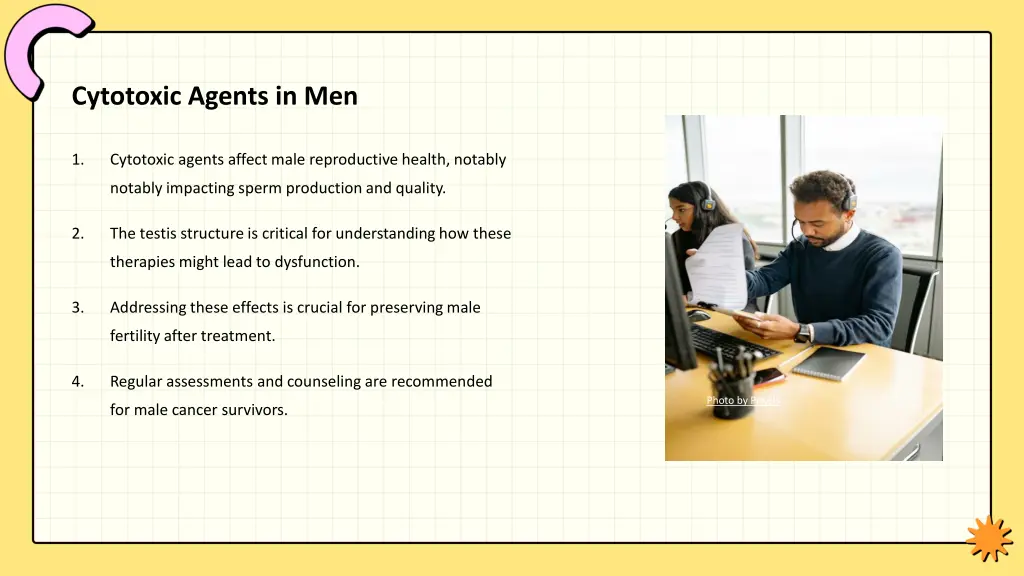 cytotoxic agents in men