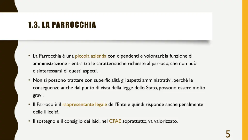 1 3 la parrocchia