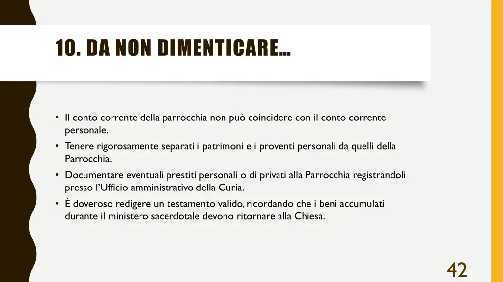 10 da non dimenticare