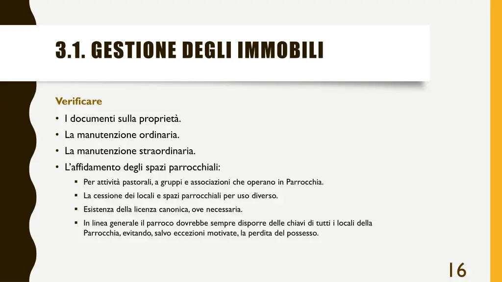 3 1 gestione degli immobili
