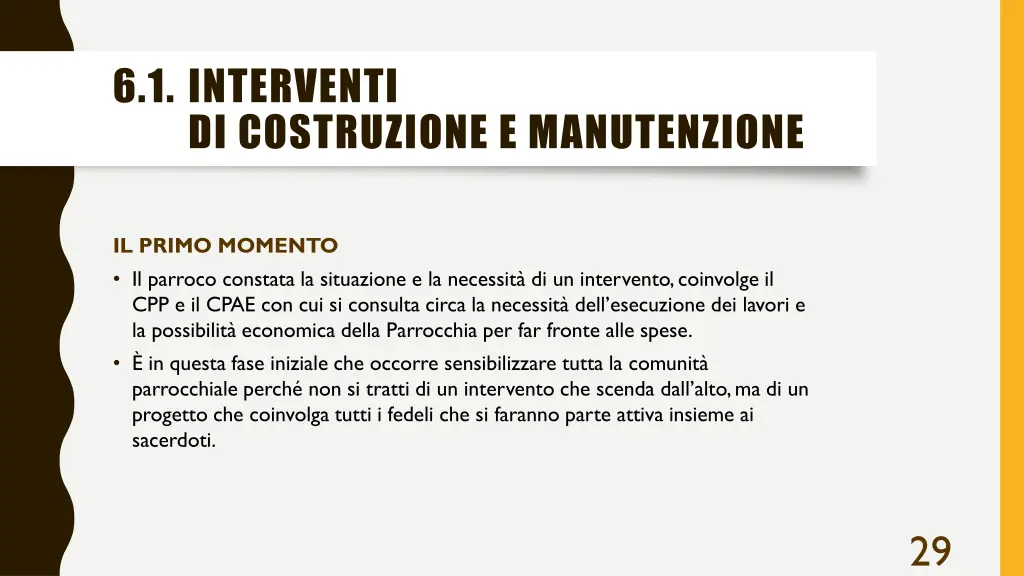6 1 interventi di costruzione e manutenzione
