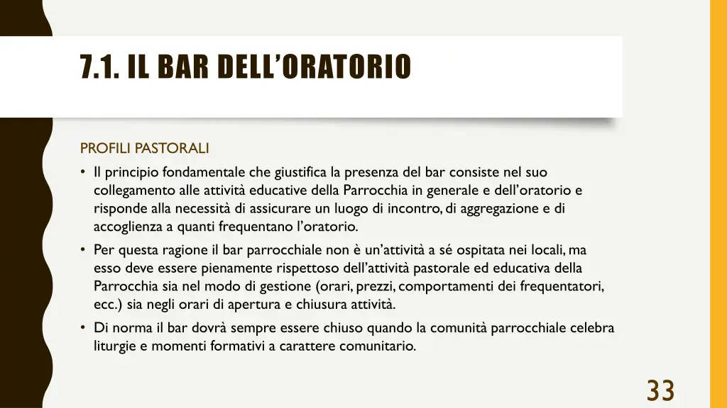 7 1 il bar dell oratorio