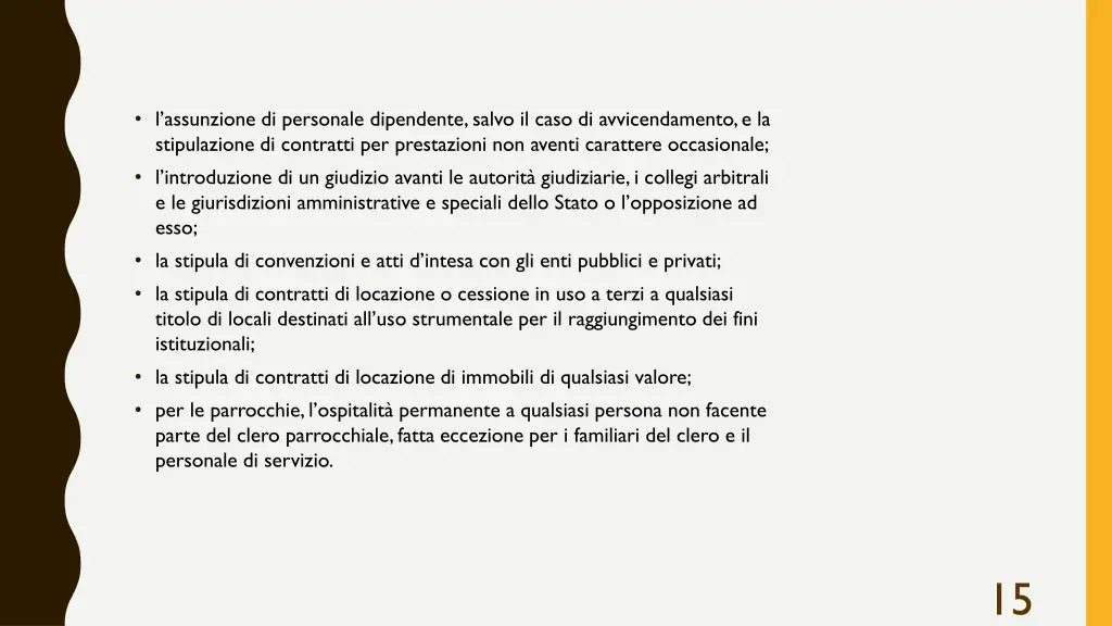 l assunzione di personale dipendente salvo