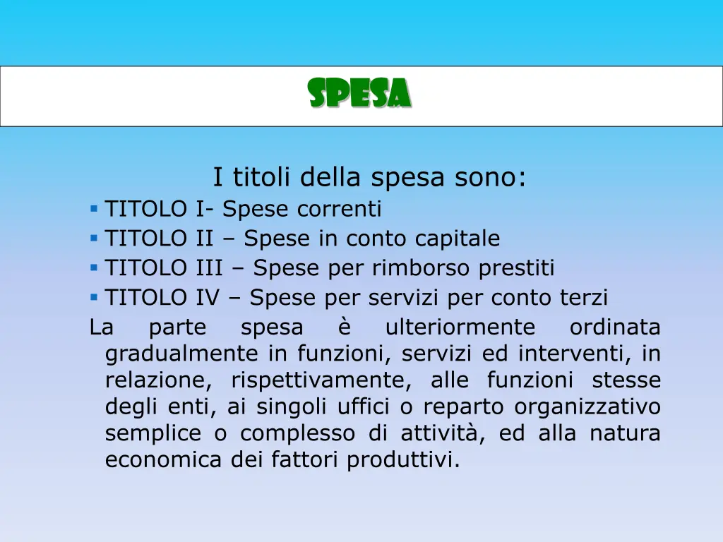 spesa spesa