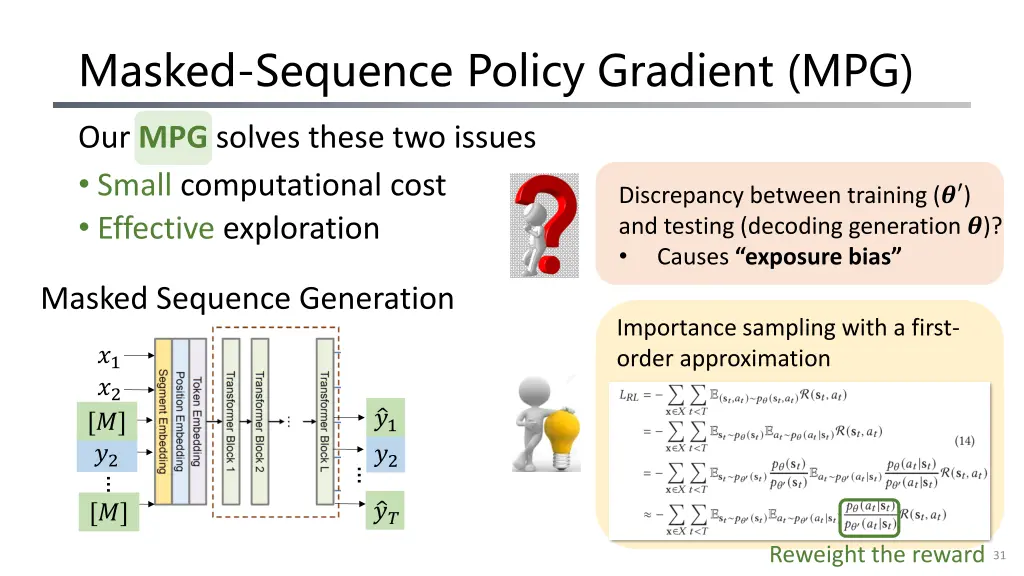 masked sequence policy gradient mpg 12