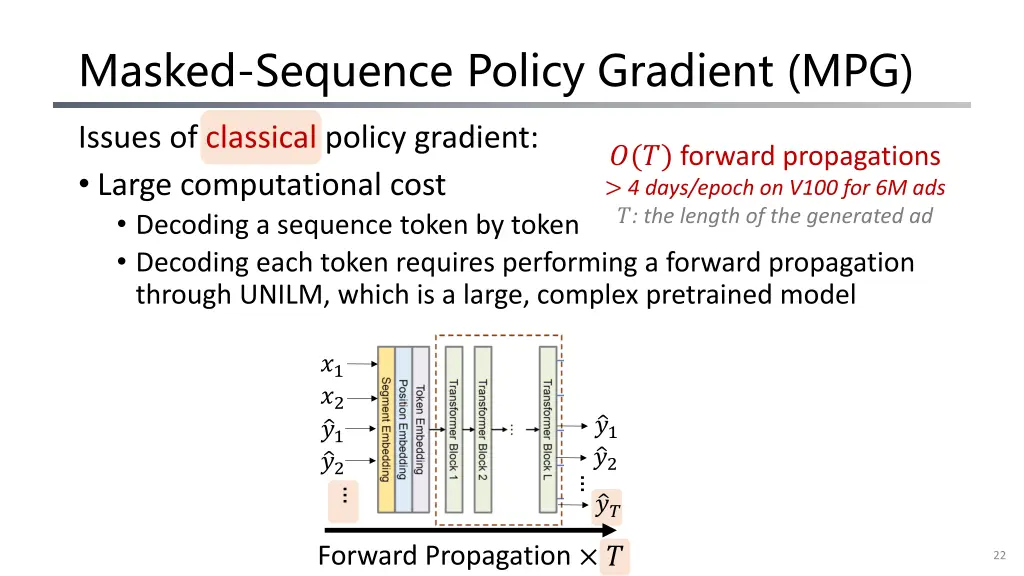 masked sequence policy gradient mpg 3
