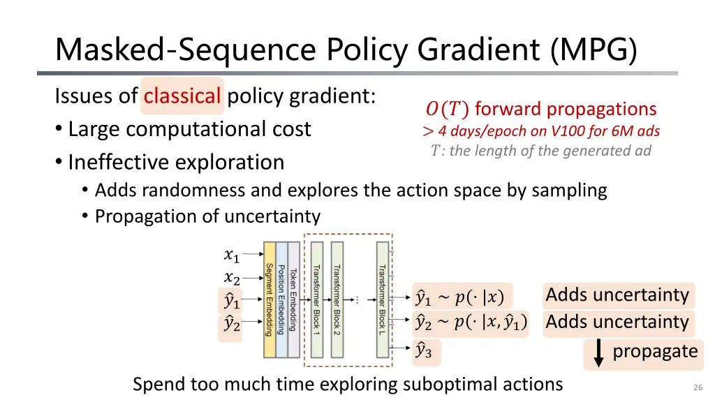masked sequence policy gradient mpg 7