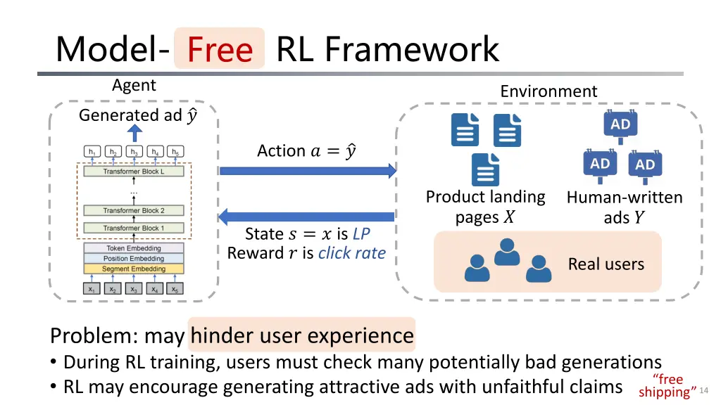 model based rl framework free agent