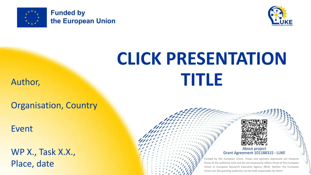 click presentation title