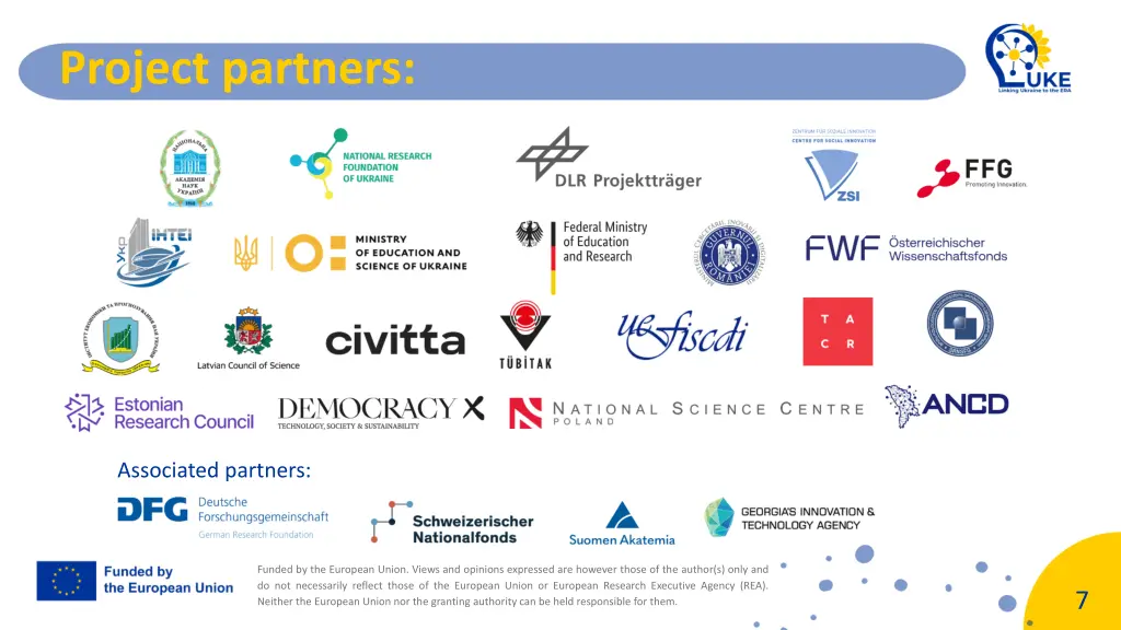 project partners