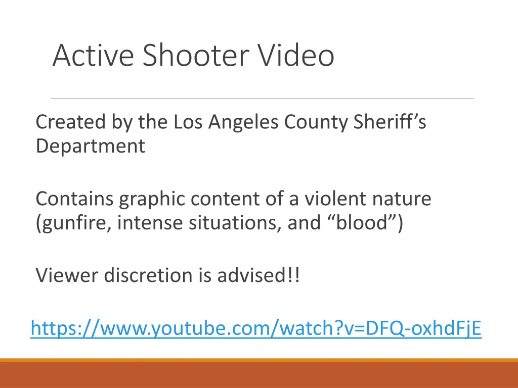 active shooter video